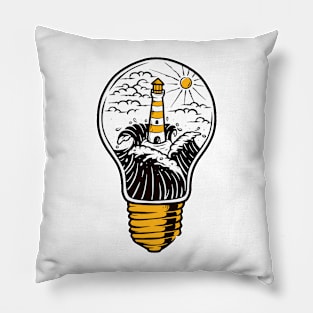 The lighting house Pillow