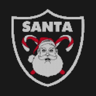 santa face ugly christmas T-Shirt