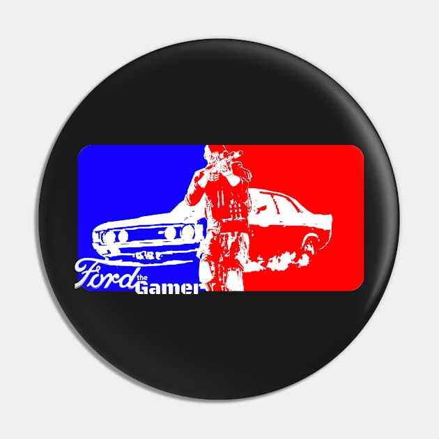 Ford the Gamer-Banner Pin by Ironmatter