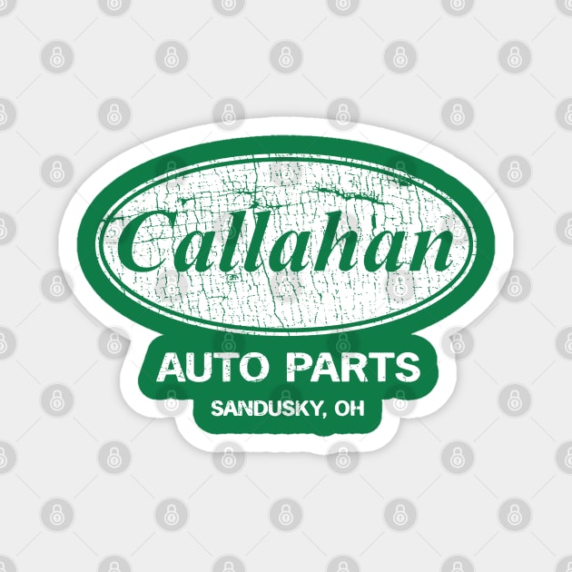 vintage Callahan Auto Parts 1963 Magnet by GisarRaveda