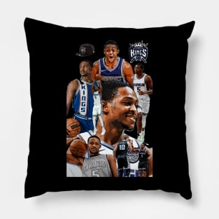 DeAaron Fox Vector Art Pillow