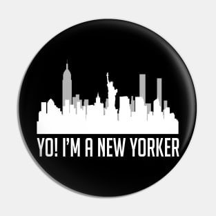 New Yorker by Heart Pin