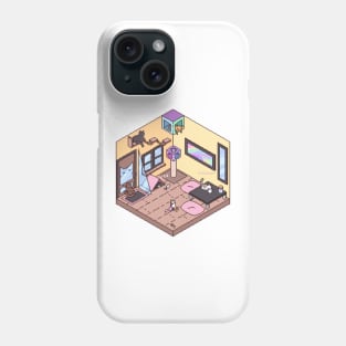 Pixel Cat Cafe Phone Case