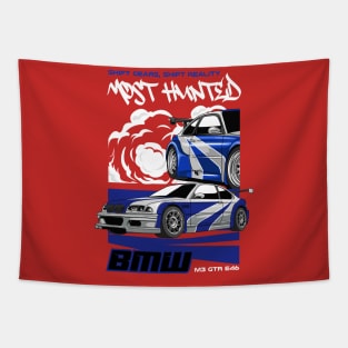 Most Hunted BMW M3 Tapestry