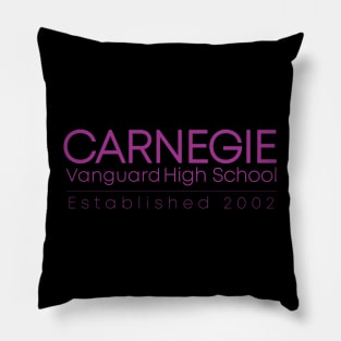 CVHS Carnegie Vanguard HS; Est. 2002 - in Purple Pillow