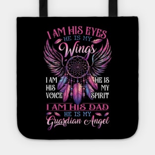 Dad Son He Is My Guardian Angel Memorial Day Tote