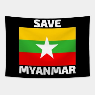 Save Myanmar Tapestry