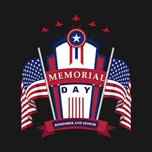 Memorial Day, Remember And Proud T-Shirt