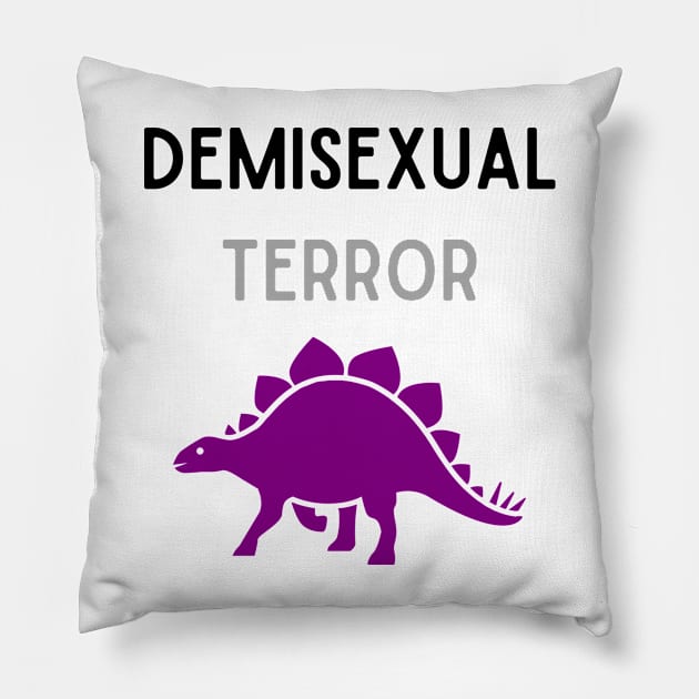 Demisexual Terror 1 Pillow by Ali Hylton