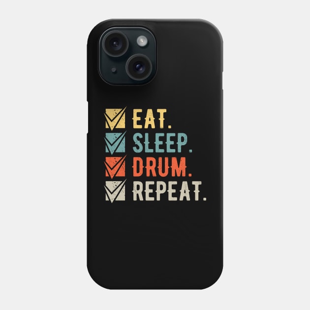 Funny Drums Drummer Gifts Phone Case by Crea8Expressions