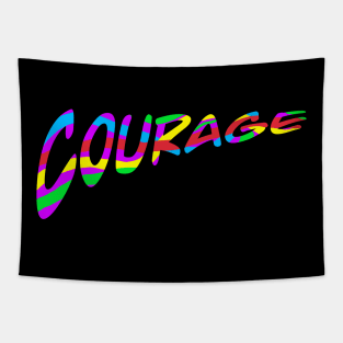 Courage Design Tapestry