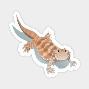 Citrus bearded dragon Magnet