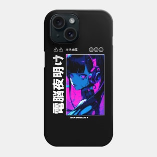 Cyberpunk Anime Cyborg Girl Japan Streetwear Japanese Manga Aesthetic Phone Case