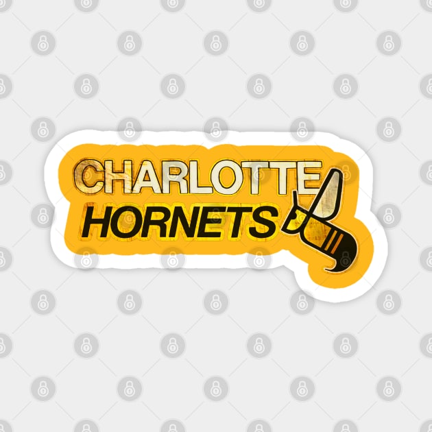 Charlotte Hornets Football Magnet by Kitta’s Shop