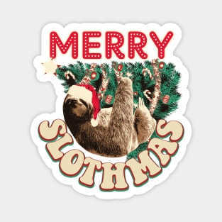 Merry Slothmas Magnet