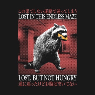 Lost in this Endless Maze Raccoon T-Shirt