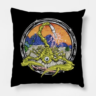 High on Scorpion Yellow Pillow