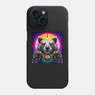 Wombat peace Phone Case