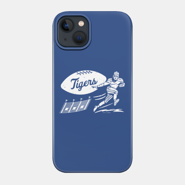 Vintage College Football - Memphis Tigers (White Tigers Wordmark) - Memphis - Phone Case