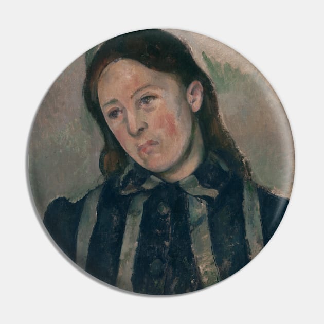 Portrait of Madame Cezanne by Paul Cezanne Pin by Classic Art Stall