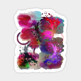 Abstract Art Design- Hot Mess Edit Magnet