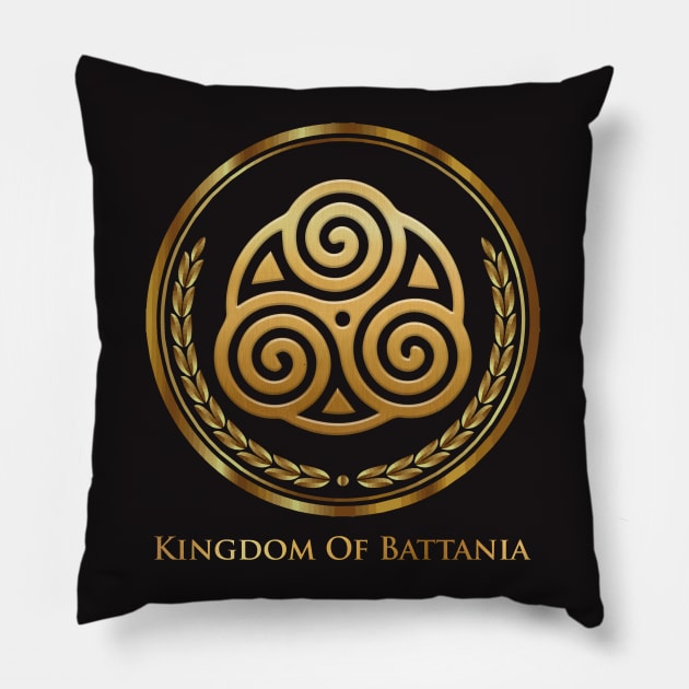 KINGDOM OF BATANIA Pillow by theanomalius_merch