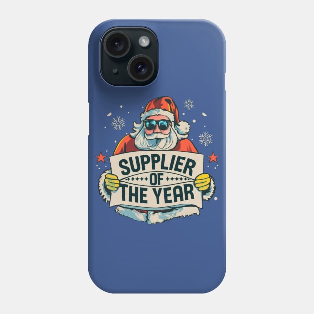 Supplier Of The Yar, Santa Claus, Sunglasses, Cool, Funny, Christmas Phone Case by HelenGie