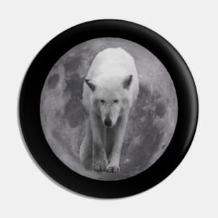 Wolf Moon Pin