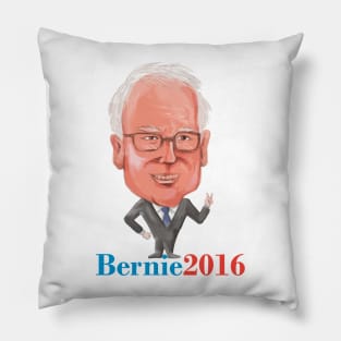 Bernie 2016 Democrat President Caricature Pillow