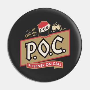 POC Pilsener on Call Cleveland Beer Pin