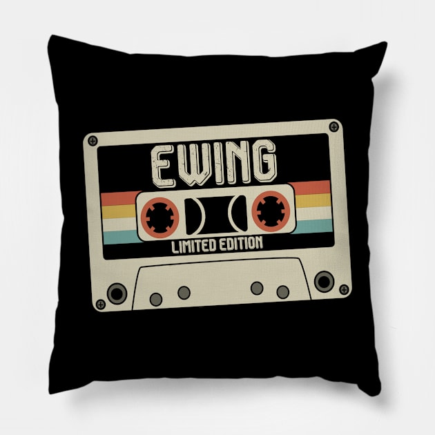 Ewing - Limited Edition - Vintage Style Pillow by Debbie Art