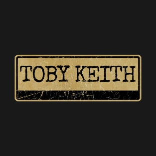 Toby Keith Aliska, text black retro T-Shirt