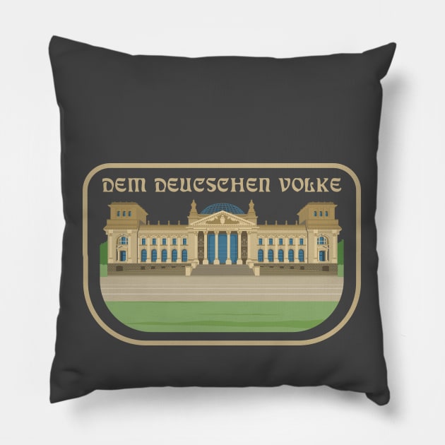 Dem deutschen Volke berlin german Pillow by creative.z