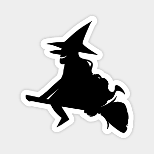 Witch flying in the sky Magnet