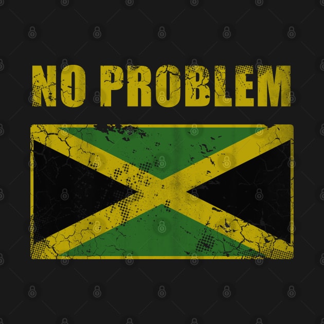 Vintage Jamaica No Problem Jamaican Flag by E