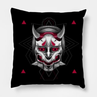 Oni Devil Japanese Design Pillow