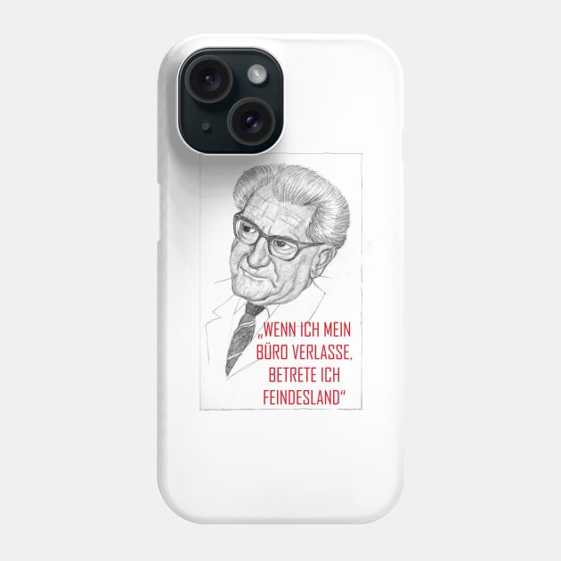 Fritz Bauer quote II Phone Case by LeahHa