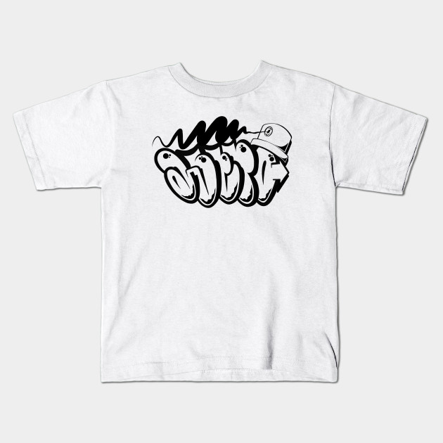 Graffiti Bubble Style Astro Fatcap Black Graffiti Kids T Shirt Teepublic