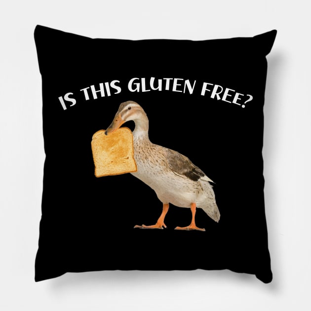 Is This Gluten Free? Pillow by TASAAGOR