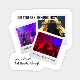 Did you see the photos? | Paris Taylor Swift Midnights album 3AM edition Magnet
