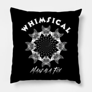 mandala fox Pillow