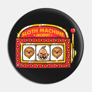 Sloth Machine Pin