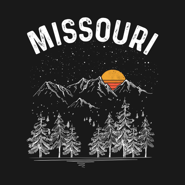 Vintage Retro Missouri State by DanYoungOfficial