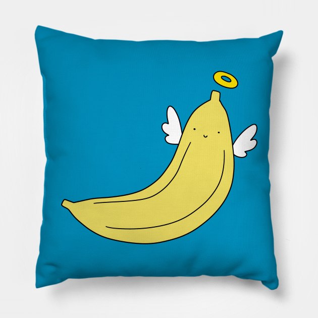 Angel Banana Pillow by saradaboru