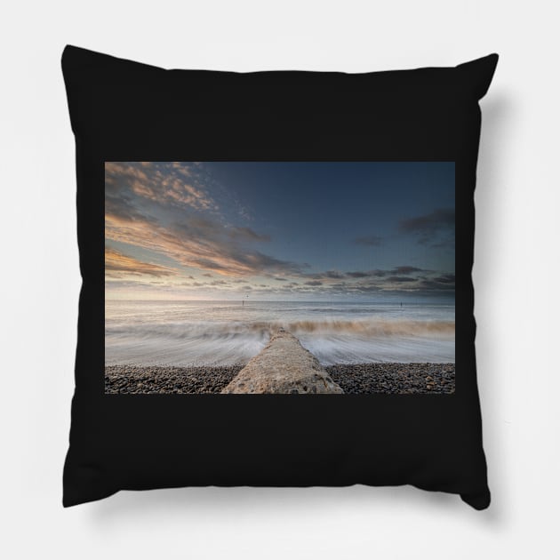 Sheringham seafront Pillow by Robert john