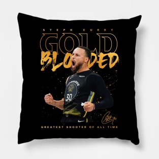 Steph Curry Gold Blooded Pillow