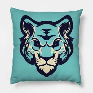 Blue Tiger Pillow