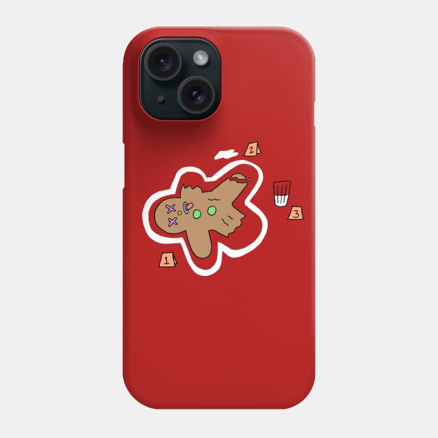 Cookie Crime Scene Phone Case by AnnaLouise