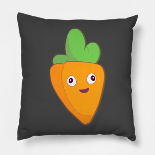 Happy Carrot Top Pillow