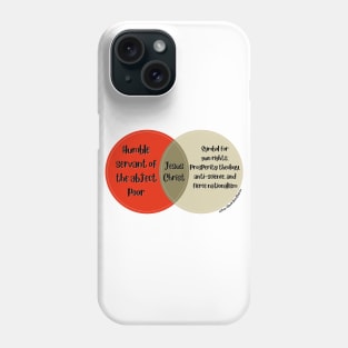 Venn Diagram Jesus Christ Phone Case